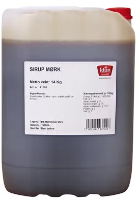Idun Sirup Mørk Kanne 14 Kg