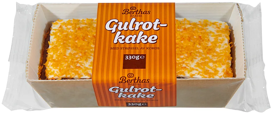 Gulrotkake 330g Berthas