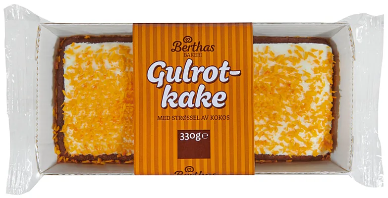 GULROTKAKE 330G BERTHAS GULROTKAKE 330G BERTHAS