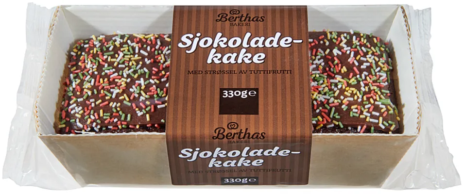 SJOKOLADEKAKE 330G BERTHAS SJOKOLADEKAKE 330G BERTHAS