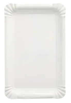 Tallerken Square Papir"Pure" 13x20cm 1000stk