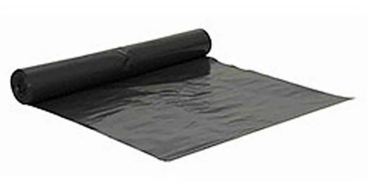 PLASTSEKK 70X110CM SORT 200STK