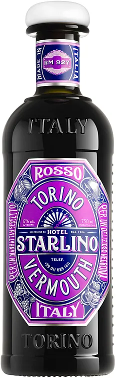 HOTEL STARLINO VERMOUTH ROSSO 17% 75CL HOTEL STARLINO VERMOUTH ROSSO 17% 75CL