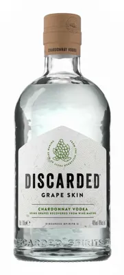 DISCARDED CHARDONNAY VODKA 40% 70CL DISCARDED CHARDONNAY VODKA 40% 70CL