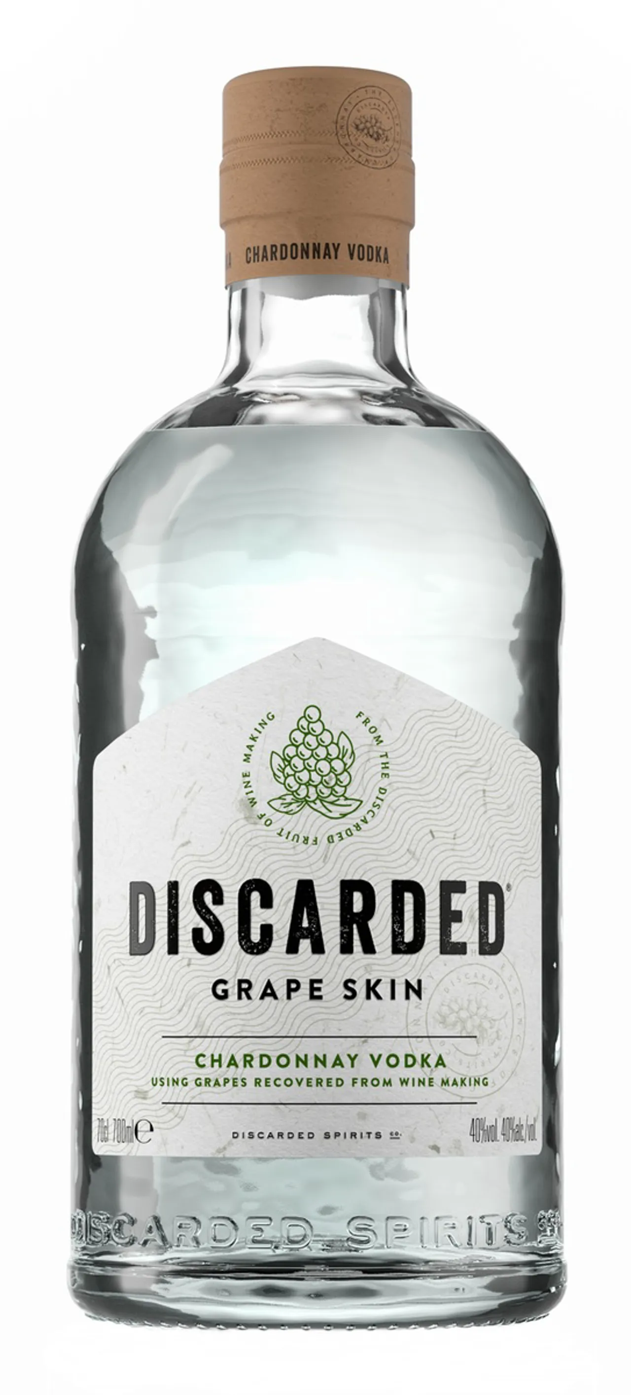 DISCARDED CHARDONNAY VODKA 40% 70CL