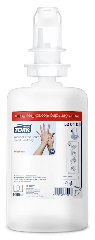 TORK HÅNDDESINFISERENDE ALKOGEL 1000ML S4 TORK HÅNDDESINFISERENDE ALKOGEL 1000ML S4
