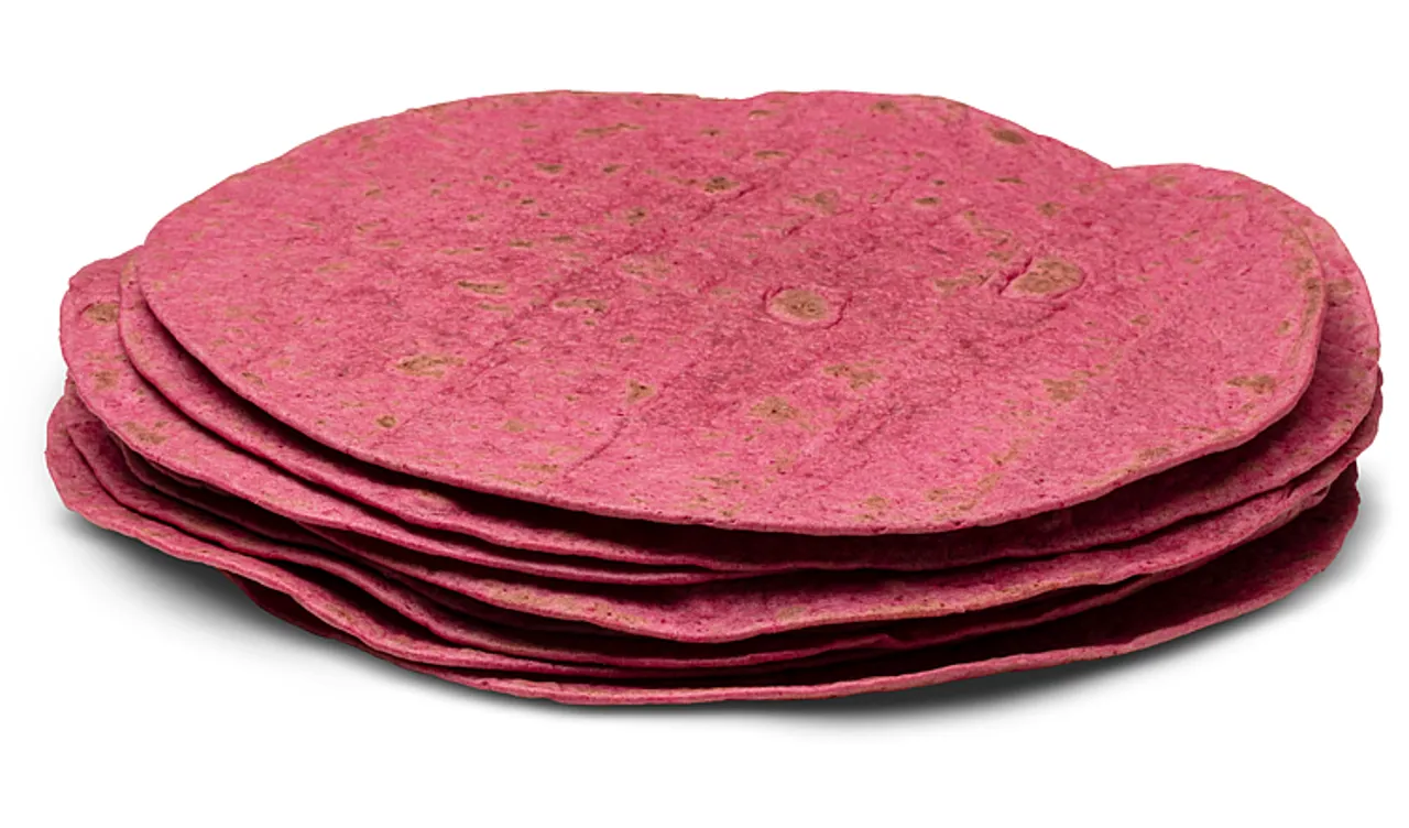 TORTILLA BEETROOT 10"/25 CM 620G SANTA MARIA
