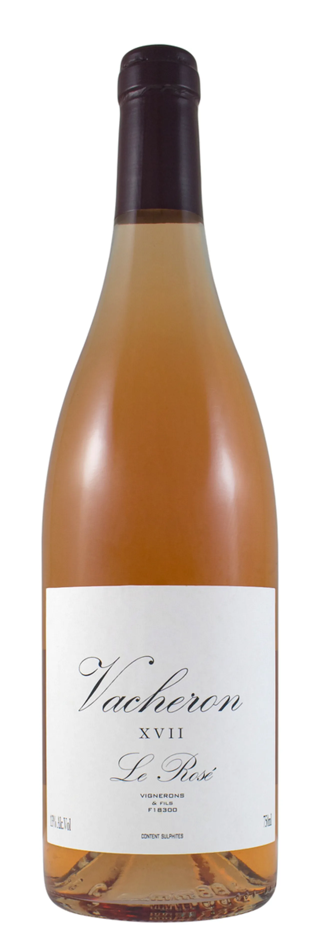 VACHERON LE ROSÉ XVII 13% 75CL