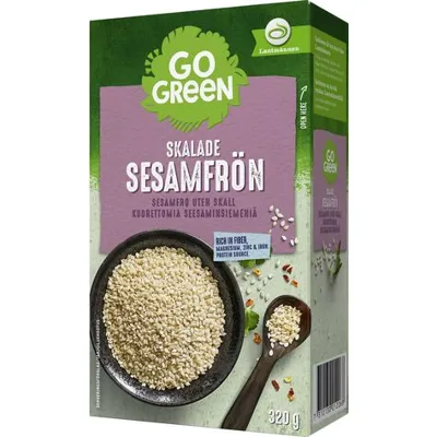 SESAMFRØ U/ SKALL 320G SESAMFRØ U/ SKALL 320G