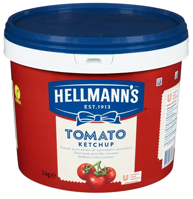 HELLMANN'S KLASSISKE TOMAT KETCHUP 1X5KG HELLMANN'S KLASSISKE TOMAT KETCHUP 1X5KG