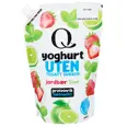 Q YOGHURT UTEN JORDBÆR&LIME POSE 800G