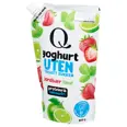 Q YOGHURT UTEN JORDBÆR&LIME POSE 800G
