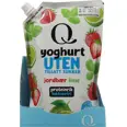 Q YOGHURT UTEN JORDBÆR&LIME POSE 800G