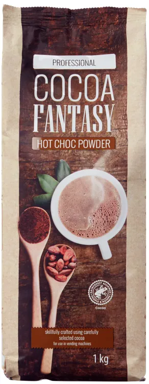 COCOA FANTASY HOT CHOC POWDER RA 1KG COCOA FANTASY HOT CHOC POWDER RA 1KG