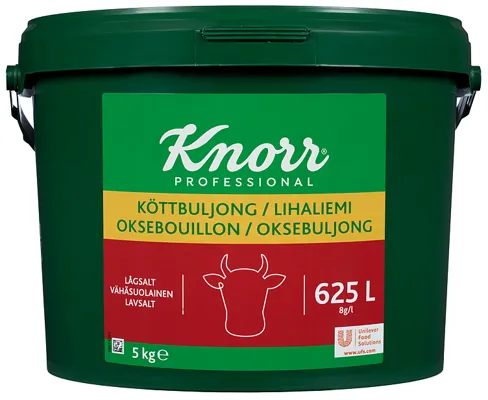 Knorr Oksebuljong Lavsalt 5kg 625l