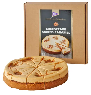 CHEESECAKE SALTED CARAMEL (12 BITER) 1600 G CHEESECAKE SALTED CARAMEL (12 BITER) 1600 G