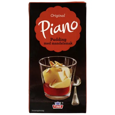 PIANO PUDDING M/MANDELSMAK 1L TINE PIANO PUDDING M/MANDELSMAK 1L TINE