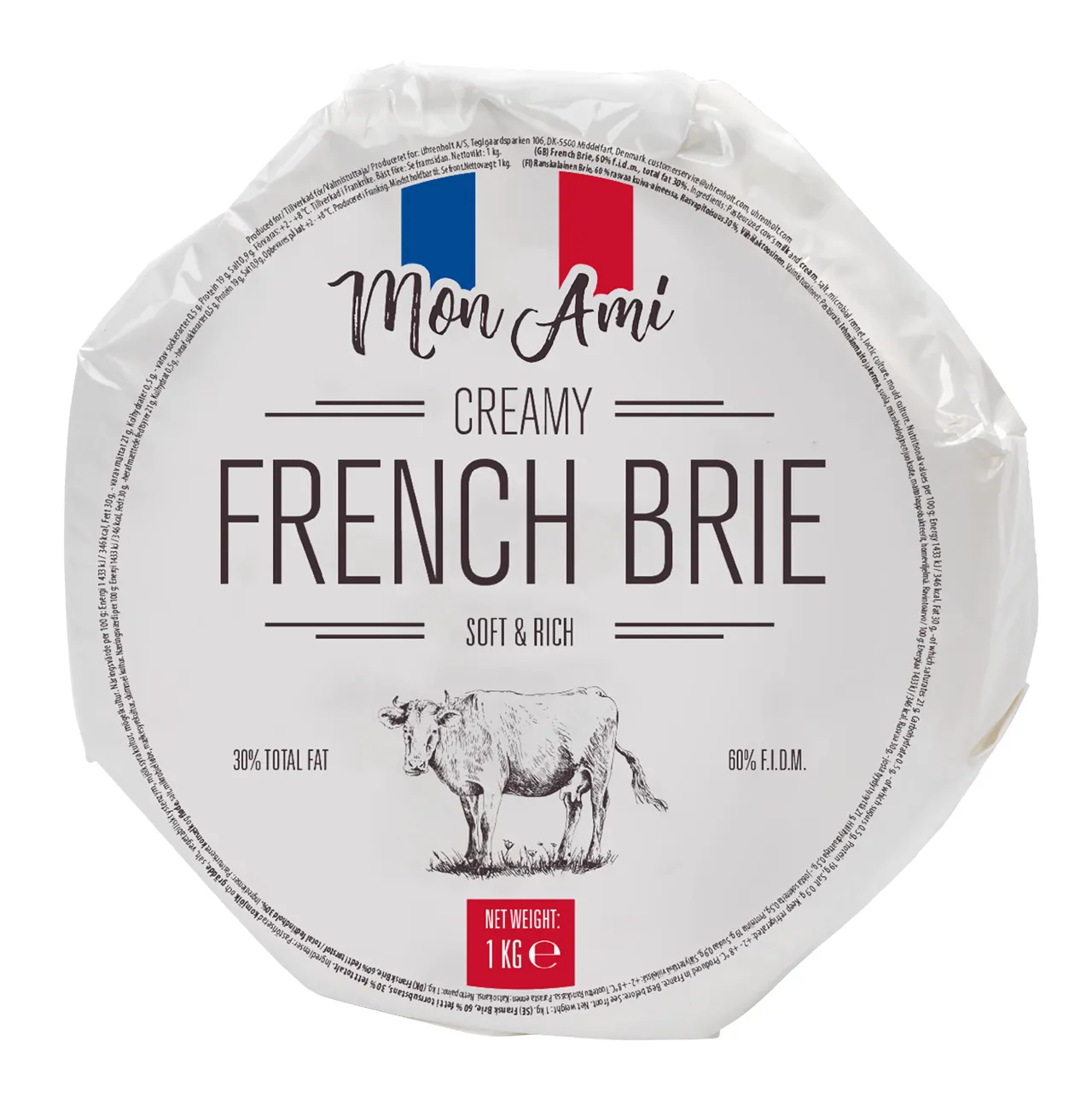 MON AMI BRIE 1KG X 2