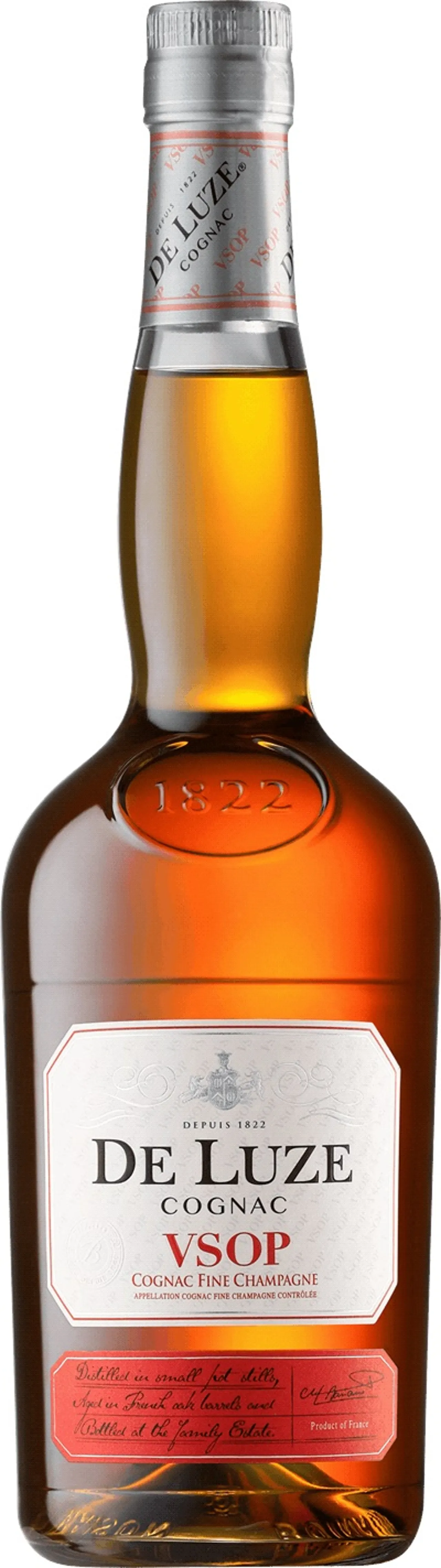 DE LUZE COGNAC V.S.O.P. FINE CHAMPAGNE 40% 70CL