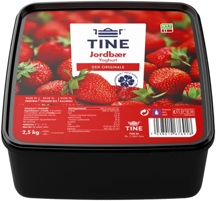 YOGHURT JORDBÆR 2.5KG TINE YOGHURT JORDBÆR 2.5KG TINE