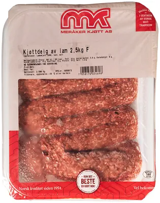 Kjøttdeig Av Lam Fr