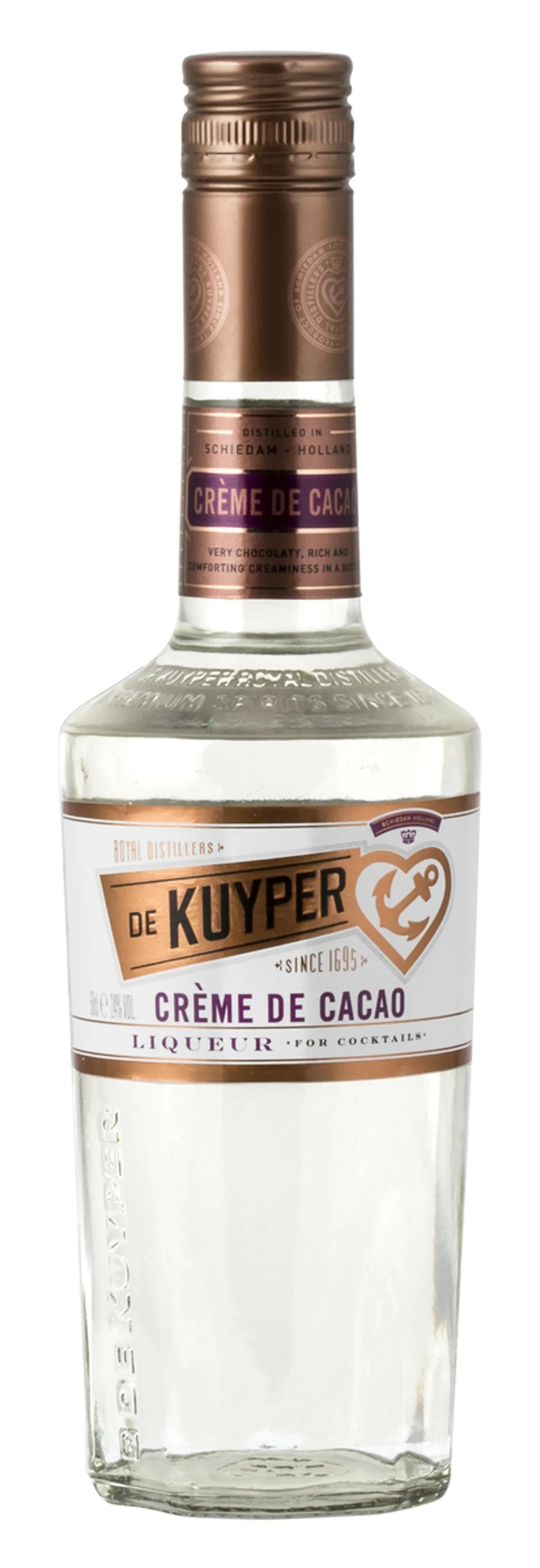 DE KUYPER CREME DE CACAO WHITE 24% 50CL