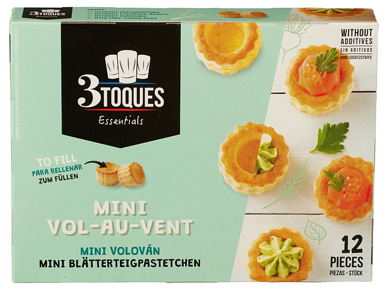 MINI BOUCHEES 12X66G 3 TOQUES