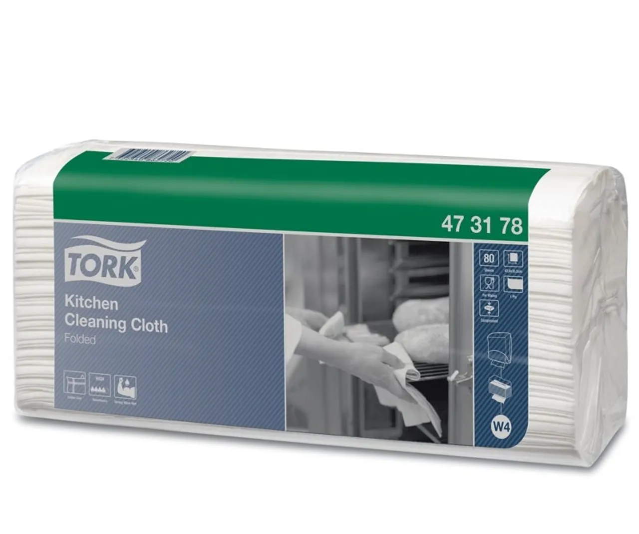 TORK RENGJØRINGSKLUT EXTRA STERK W4