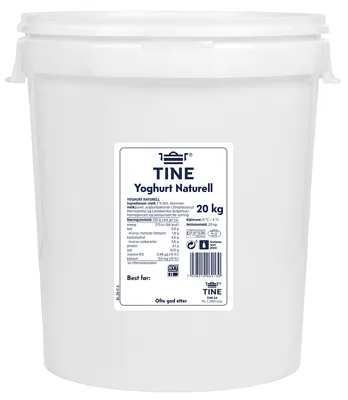 Yoghurt Naturell 20kg Tine