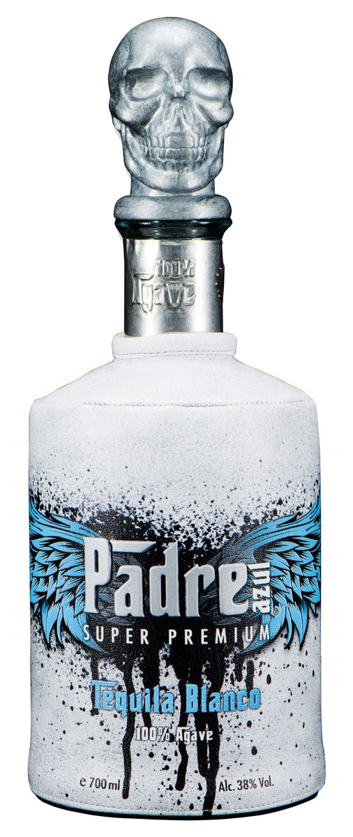 PADRE AZUL SUPER PREMIUM TEQUILA BLANCO 100% AGAVE 40% 70CL