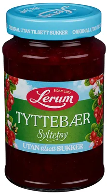 Tyttebær Original Utan Tilsett Sukker 430g