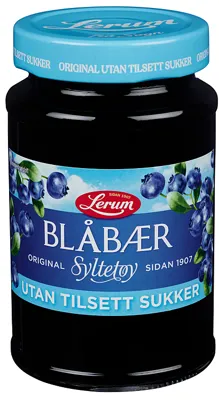 Blåbær Original Utan Tilsett Sukker 435g