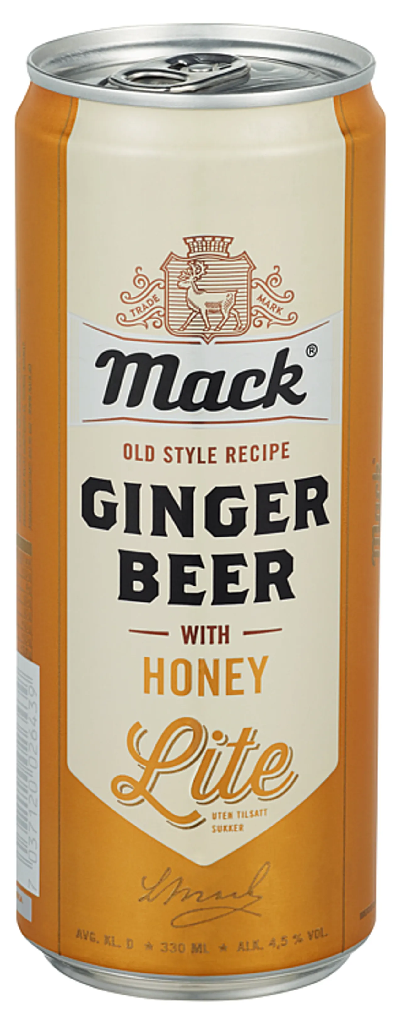 GINGER BEER LITE HONEY 0.33L BX