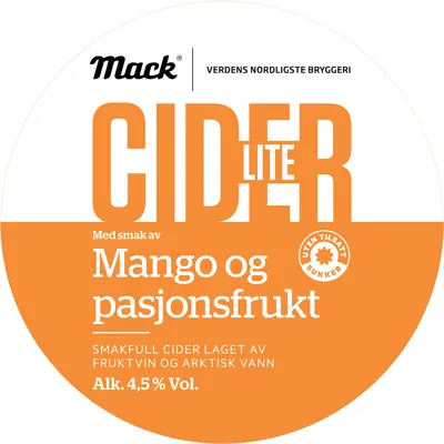 CIDER MANGO/PASSION LITE 30L KEYKEG CIDER MANGO/PASSION LITE 30L KEYKEG