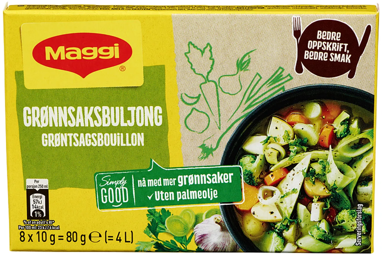 MAGGI KLAR GRØNNSAKSBULJONG 4L