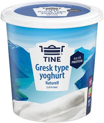 Gresk Type Yoghurt Naturell 850g Tine
