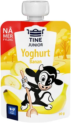 Junior Yoghurt Banan 90g Tine