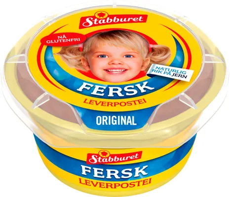 STABBURET LEVERPOSTEI FERSK 150G STABBURET LEVERPOSTEI FERSK 150G