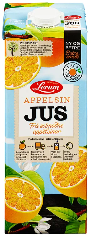 APPELSINJUICE 1.5L LERUM APPELSINJUICE 1.5L LERUM