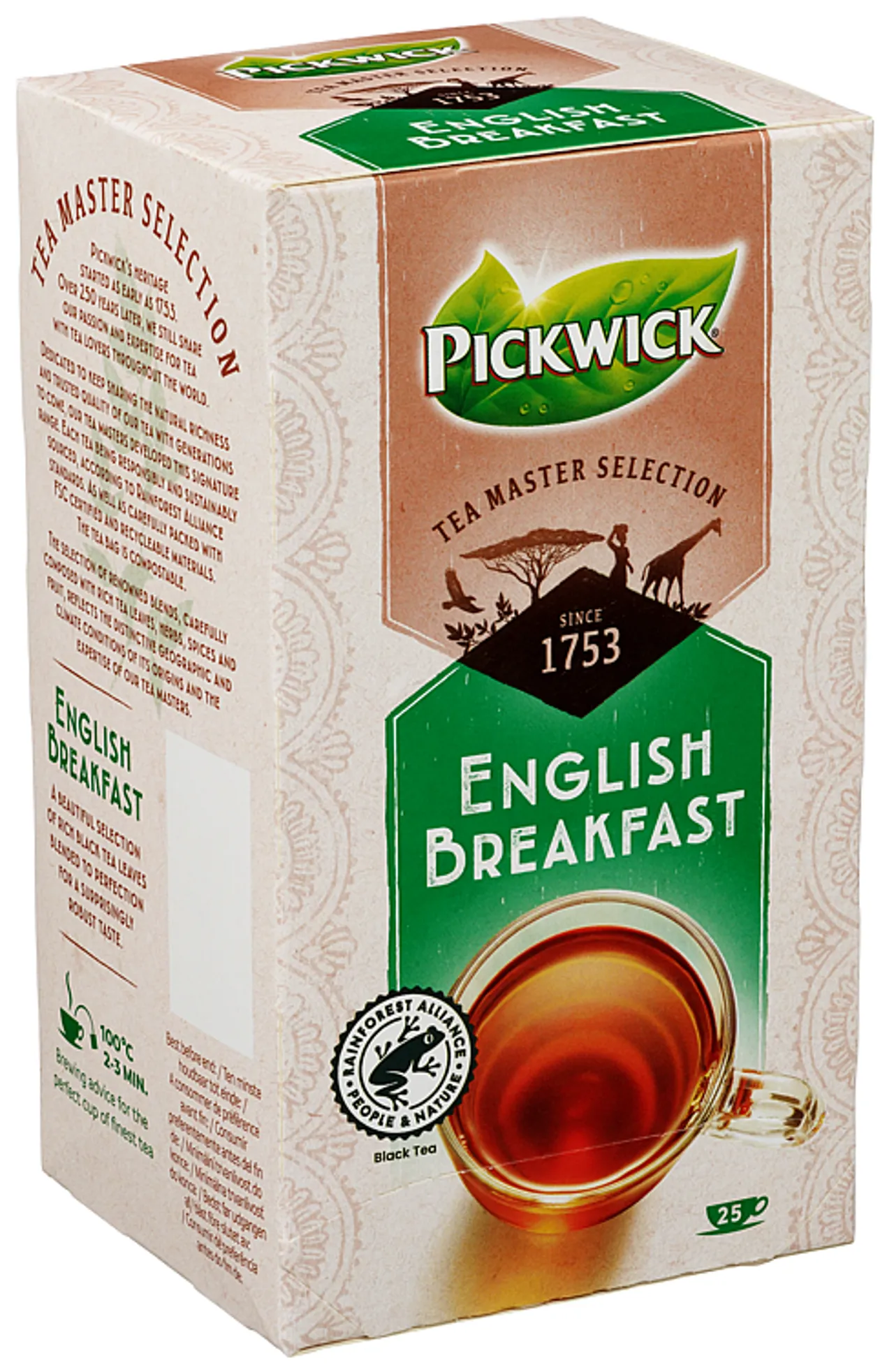 PICKWICK TMS ENGLISH BREAKFAST RA 25 STK