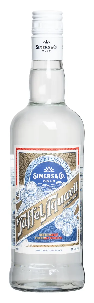 SIMERS TAFFEL AQUAVIT  41,5%   70CL SIMERS TAFFEL AQUAVIT  41,5%   70CL