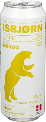 Isbjørn Lite Mango Glutenfri 4,5% 0,50l Bx Mack