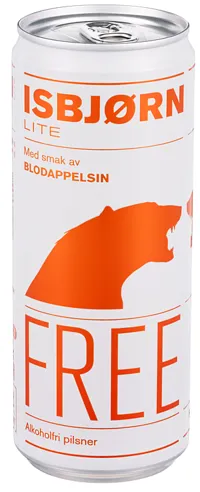 Isbjørn Lite Free Blodappelsin 0,0% 0.33l Bx Mack