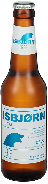 ISBJØRN LITE FREE 0,33L FL ISBJØRN LITE FREE 0,33L FL