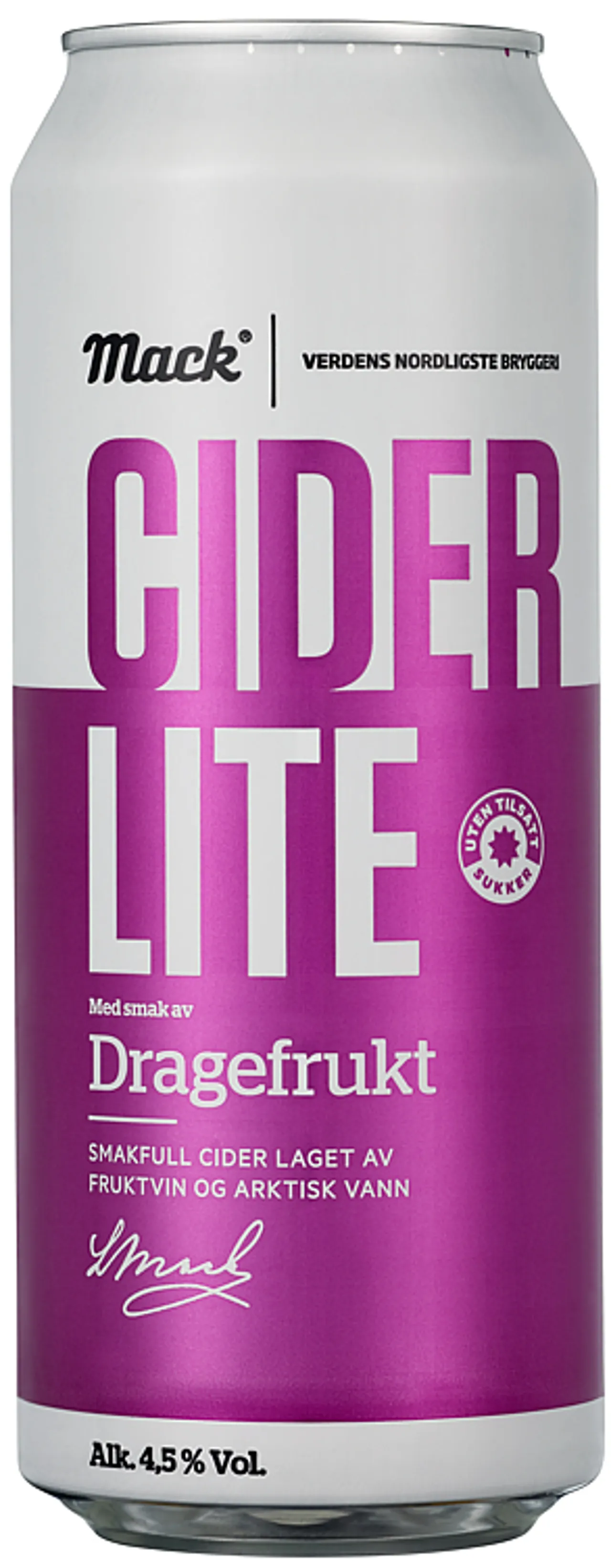 MACK CIDER LITE DRAGEFRUKT 0.50L BX