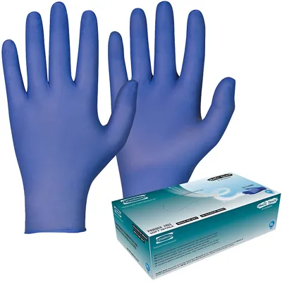Engangshansker Magic Touch Nitrile, Pudderfri Indigo - S