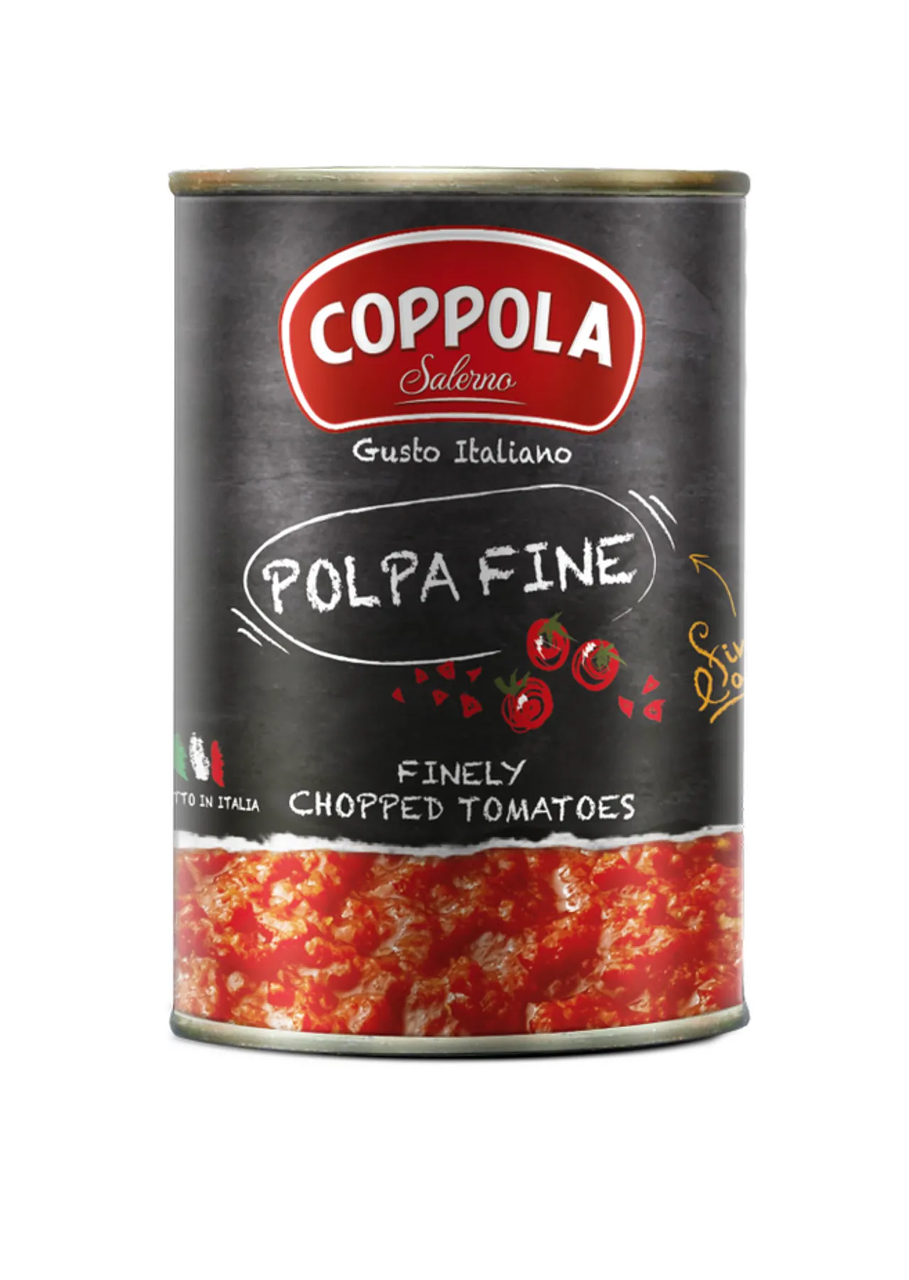FINHAKKEDE TOMATER 400G COPPOLA