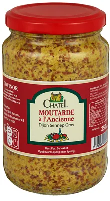 Dijonsennep Grov Chatel 350g
