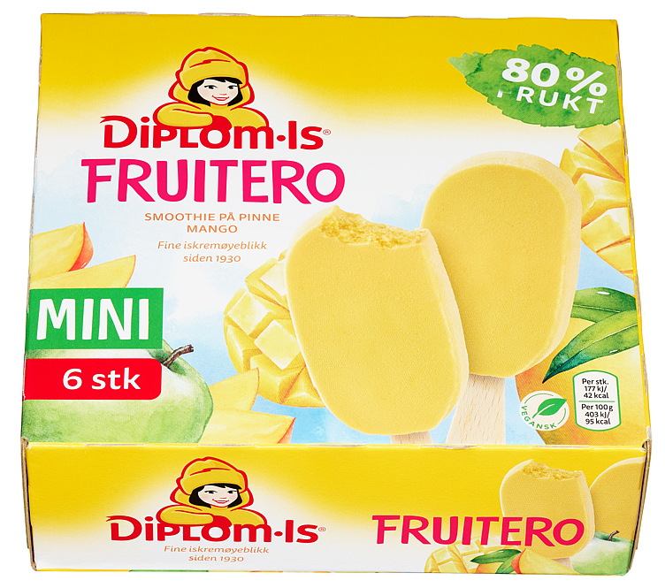 DIPLOM-IS FRUITERO 80% MANGO MP 6STK