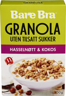 Bare Bra Hasselnøtt & Kokos 450g